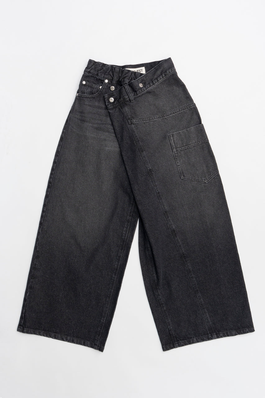Deformed Baggy Denim Pants - SALE