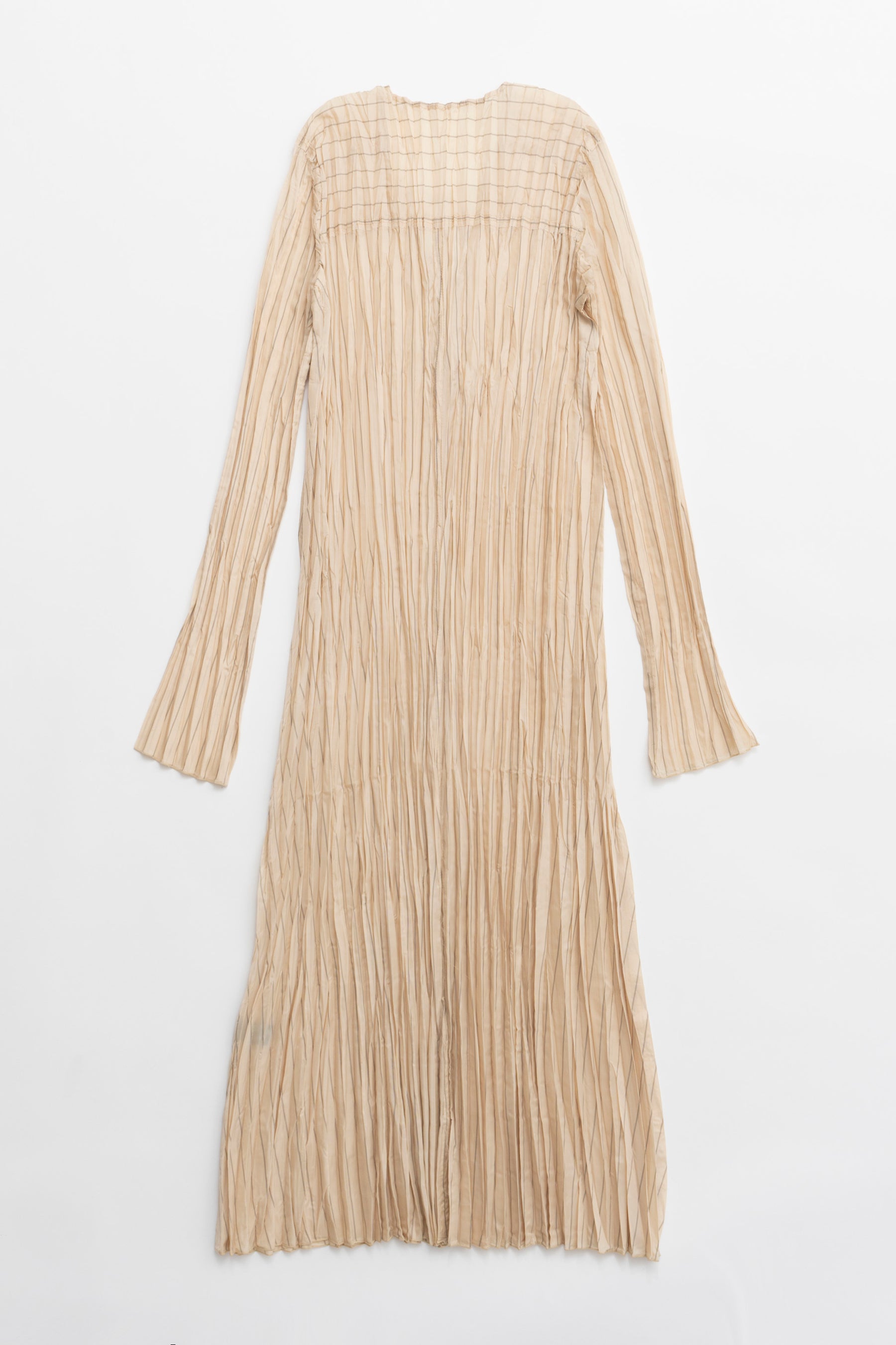Random Pleated Lace Up Dress - SALE
