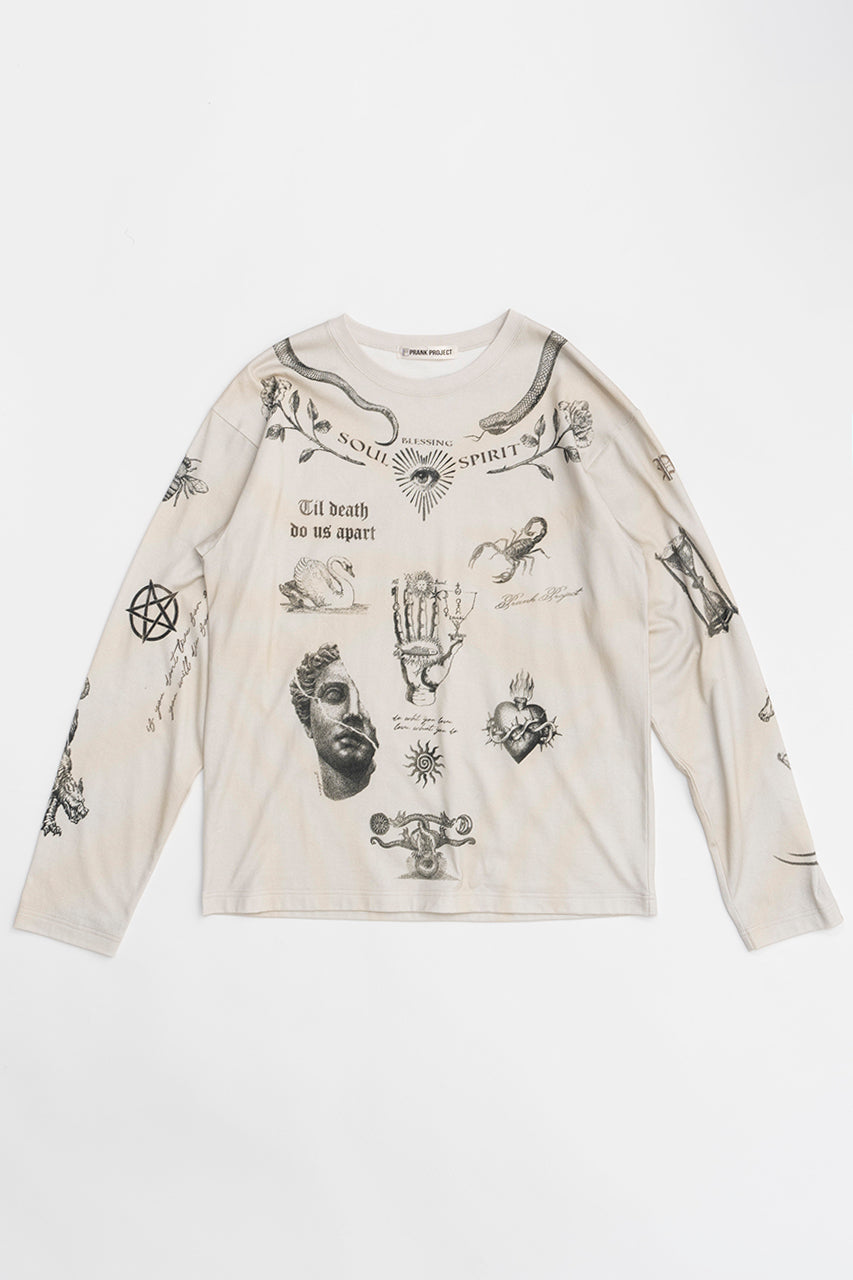 Tatoo Printed Long Sleeve TEE - PRE ORDER