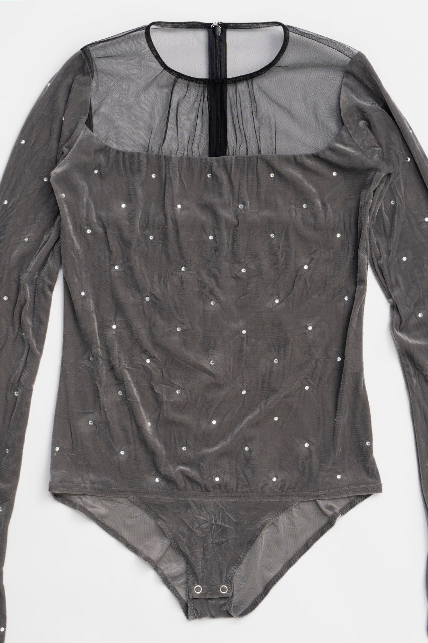 Crystal Velour Bodysuit - SALE