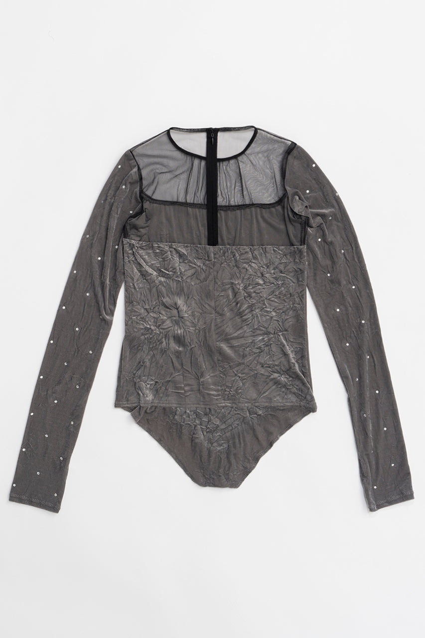 Crystal Velour Bodysuit - SALE