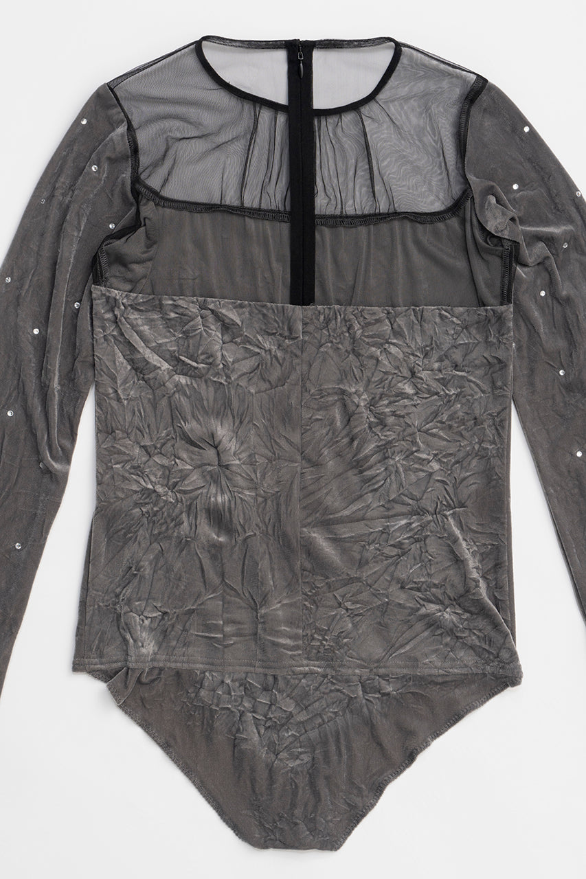 Crystal Velour Bodysuit - SALE