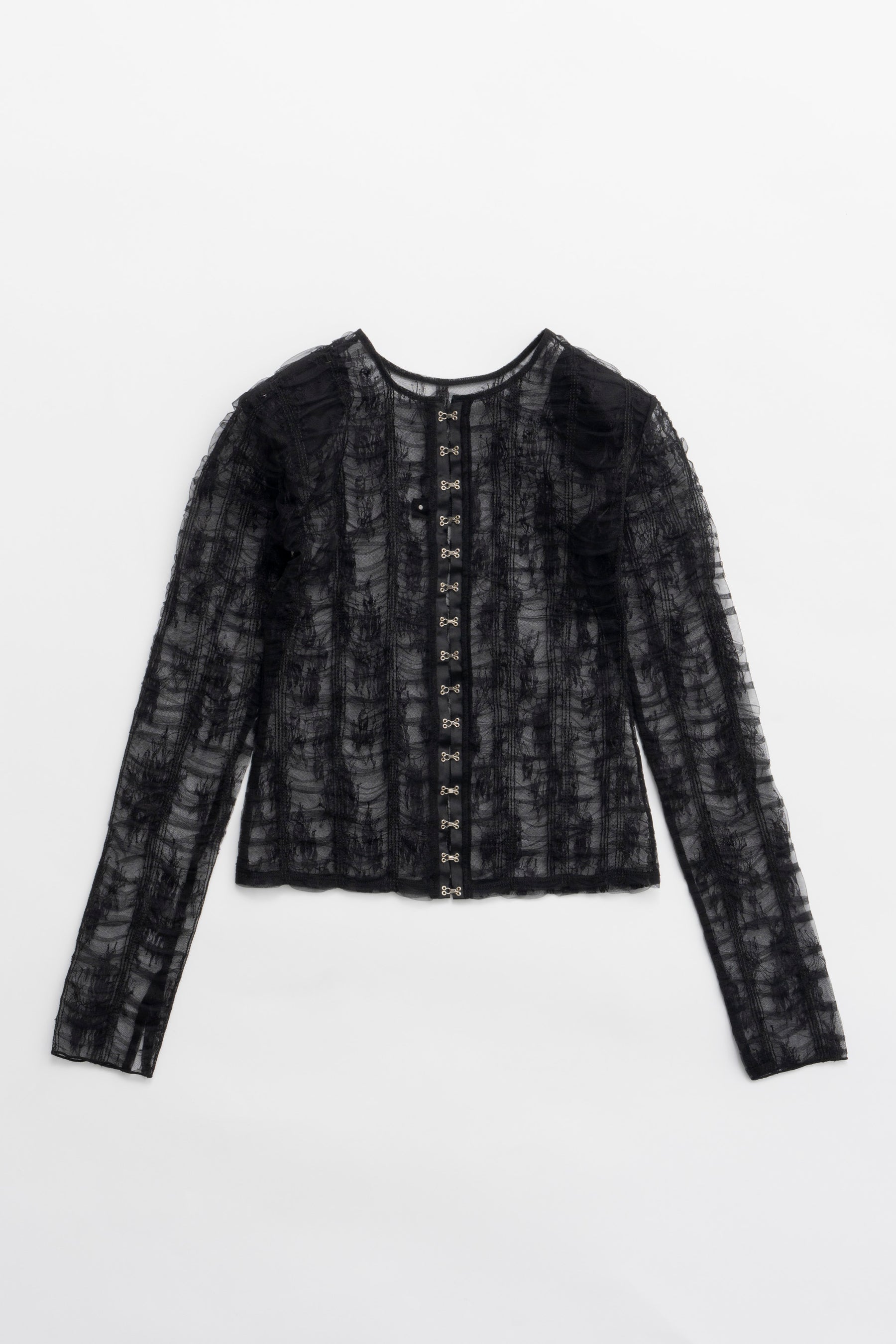 Shirred Layered Tulle Top - SALE