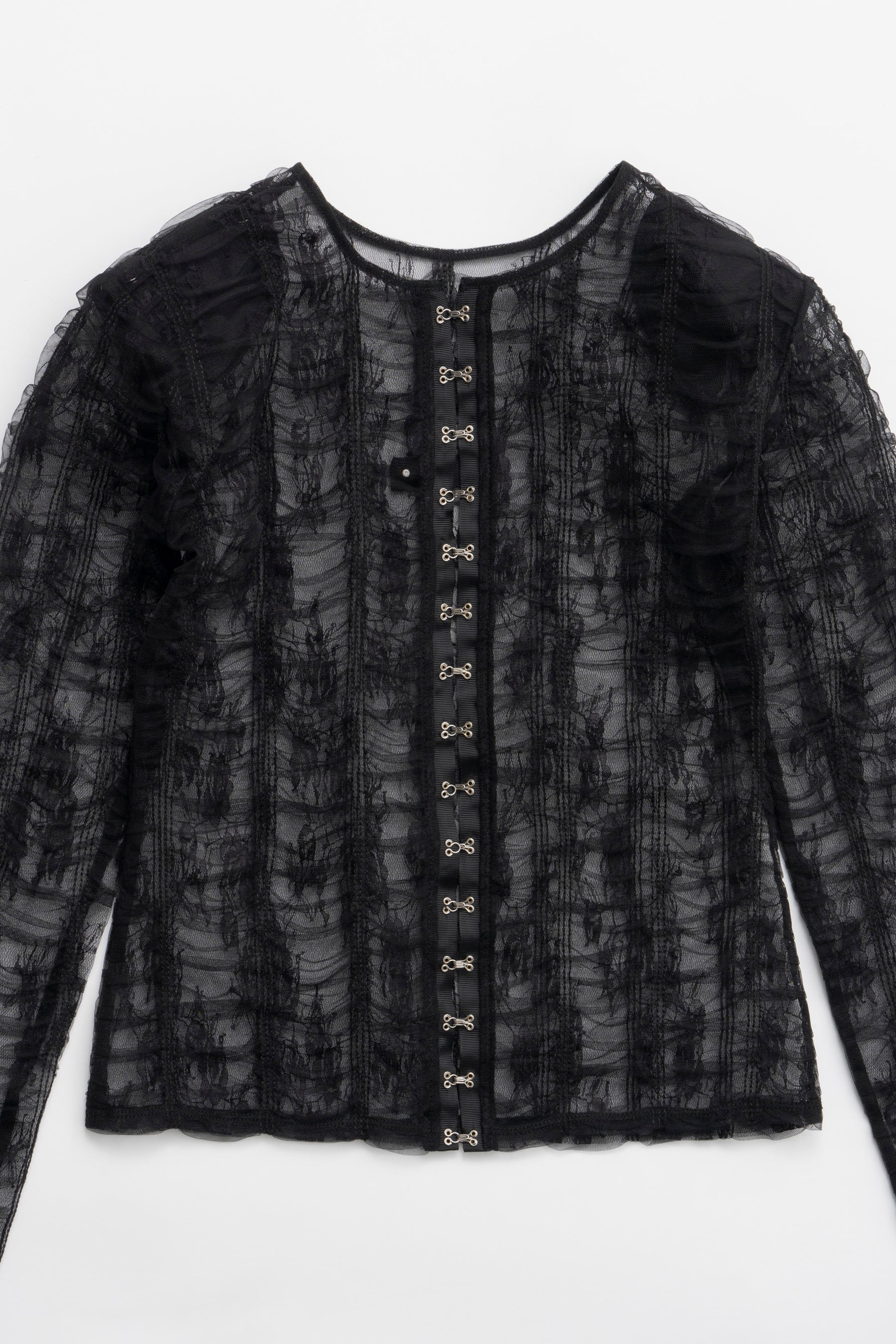 Shirred Layered Tulle Top - SALE