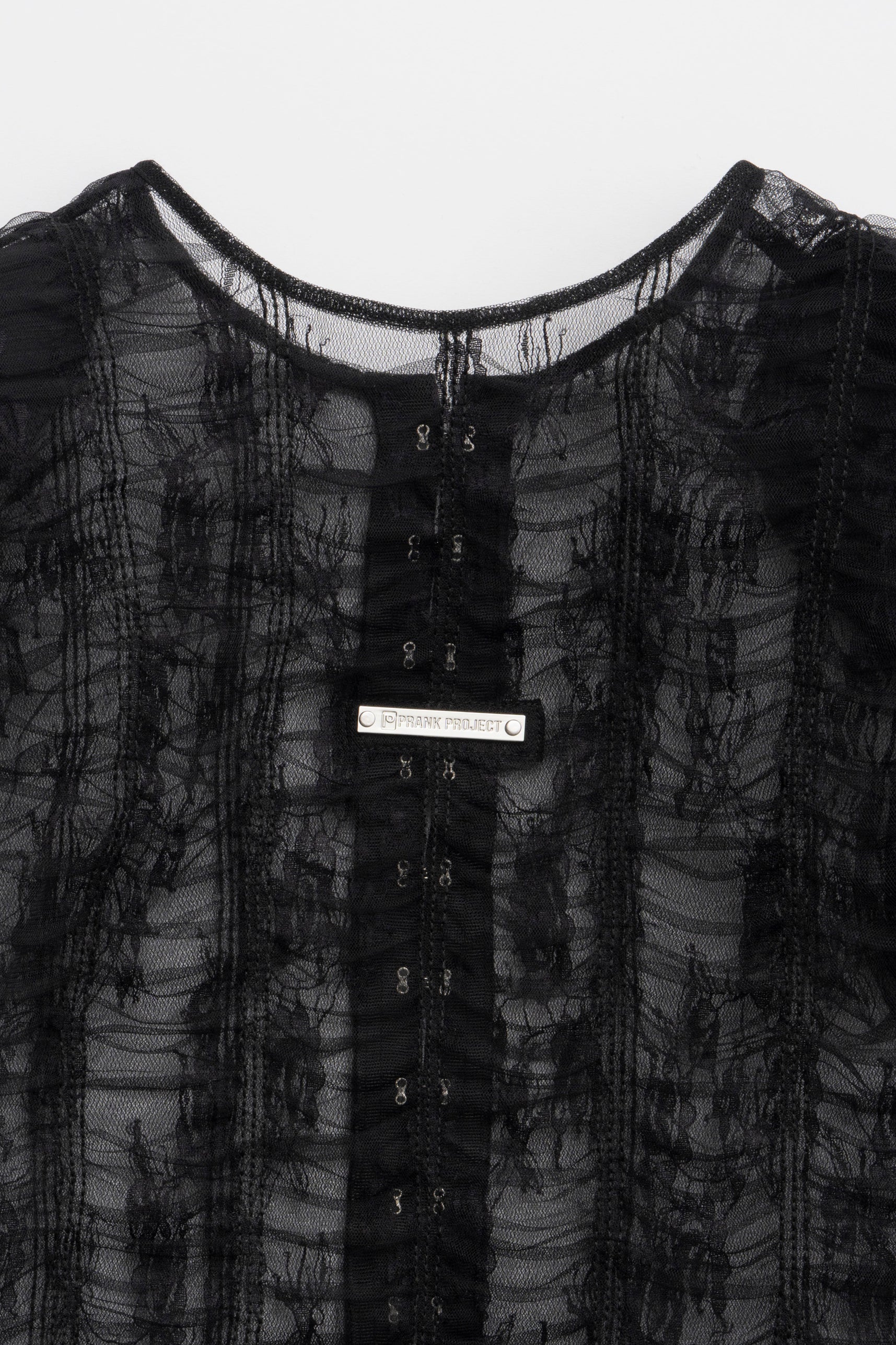 Shirred Layered Tulle Top - SALE