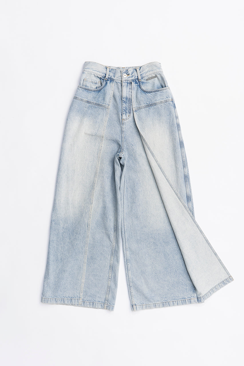 Front Layered Denim