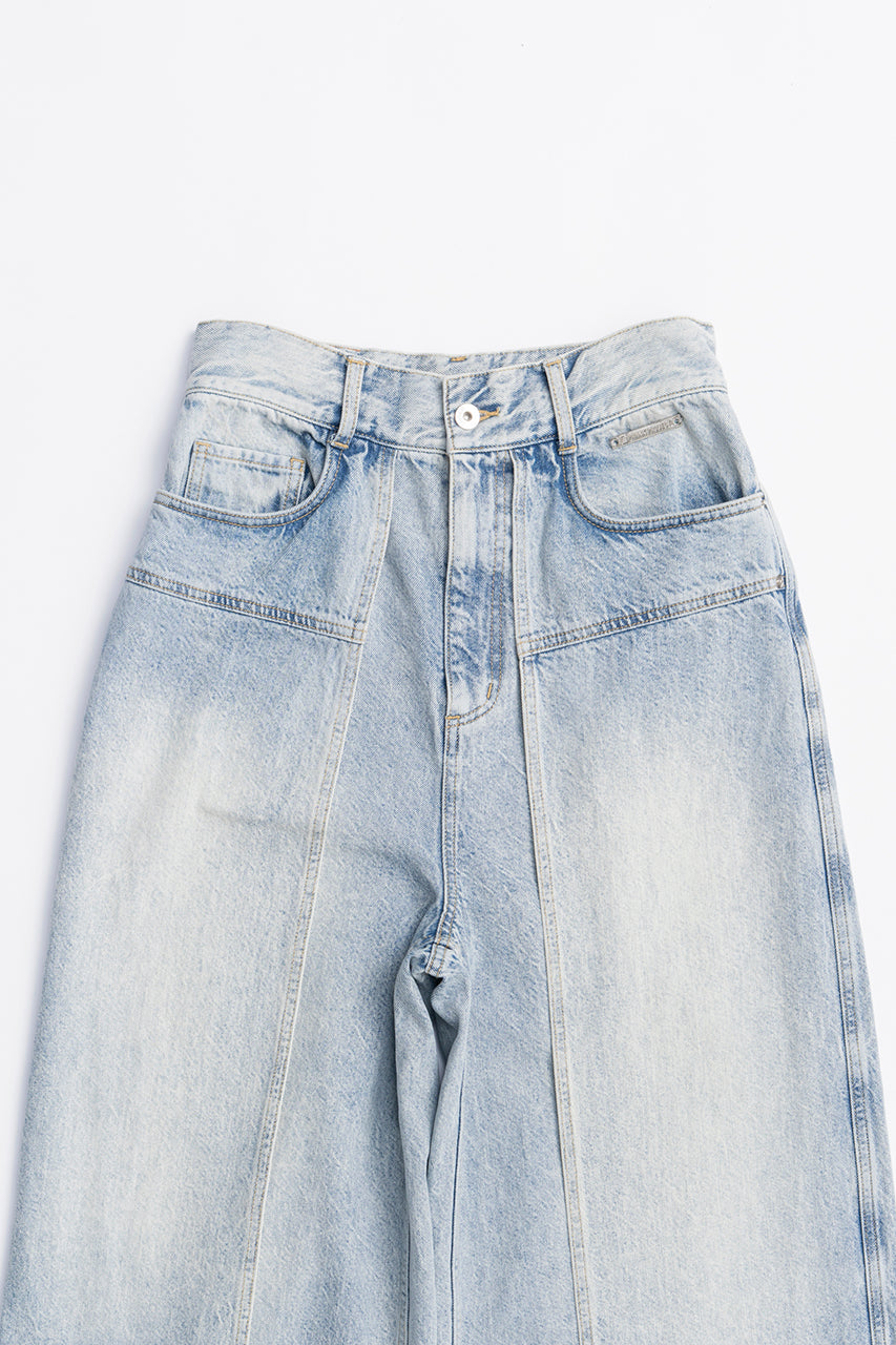 Front Layered Denim
