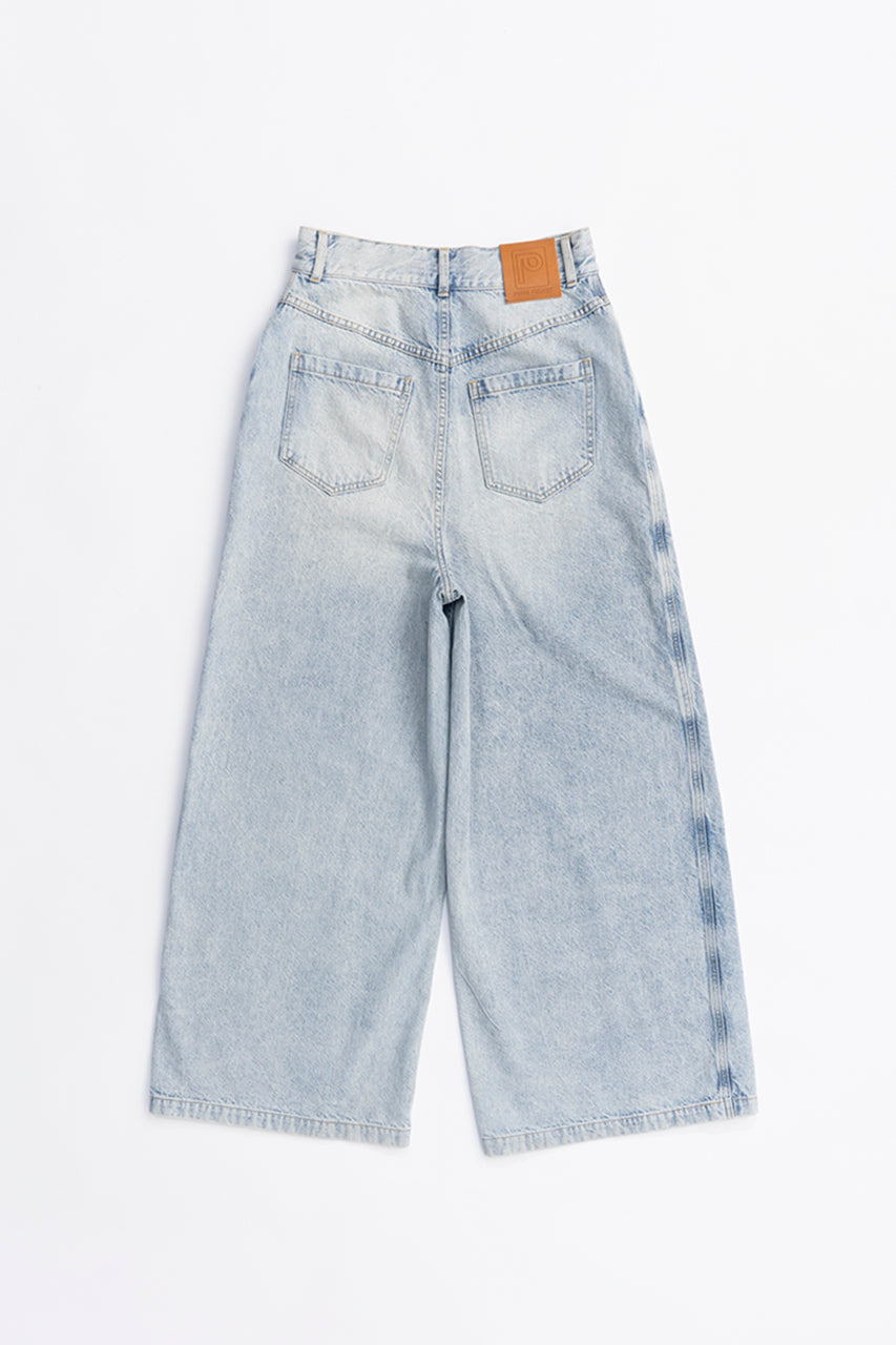 Front Layered Denim