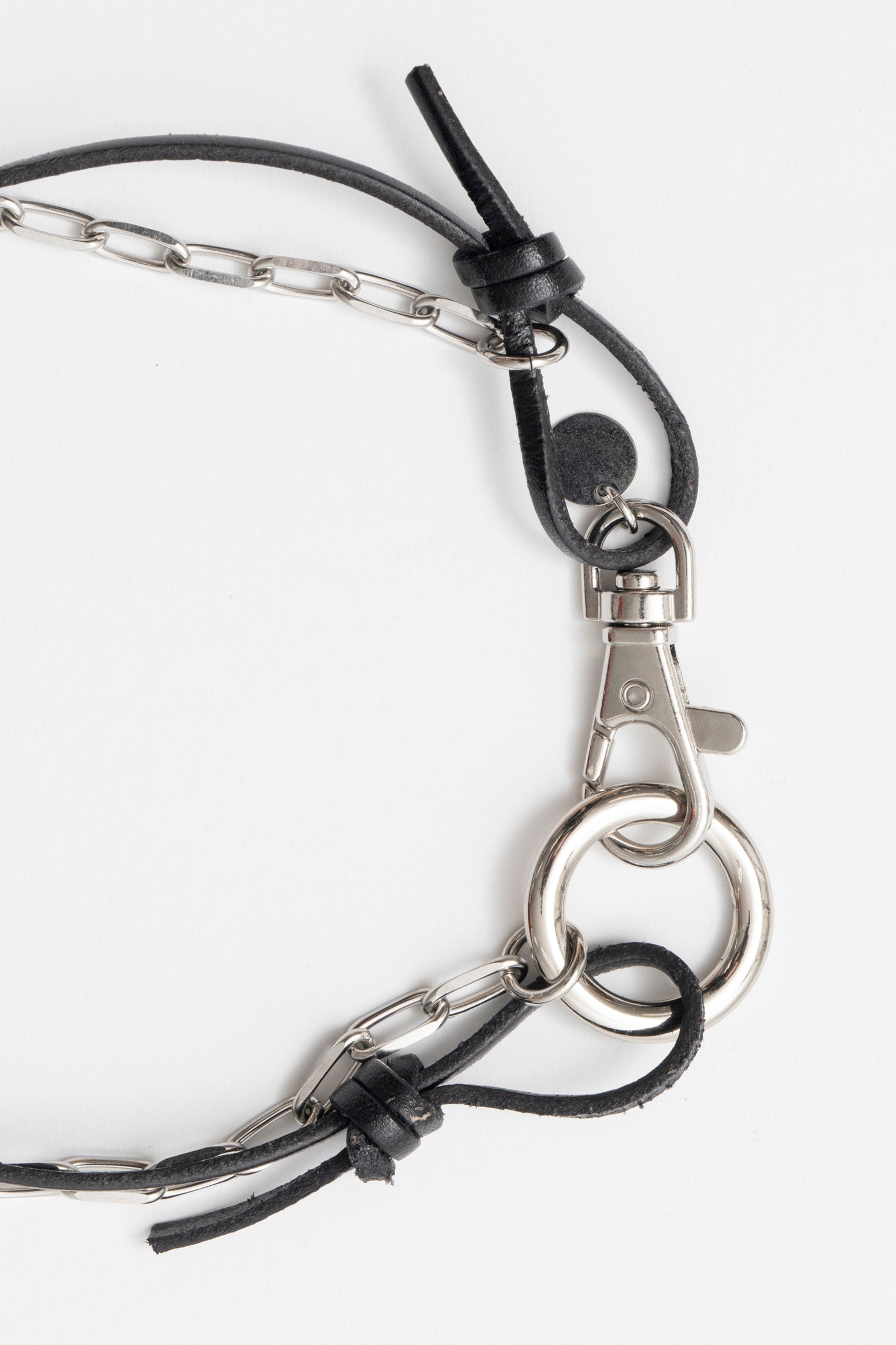 Leather Chain 2Way Choker