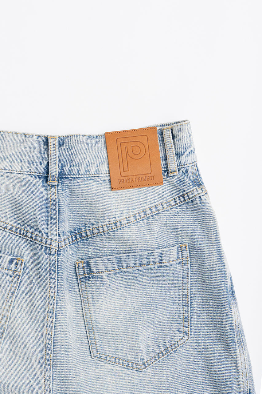 Front Layered Denim