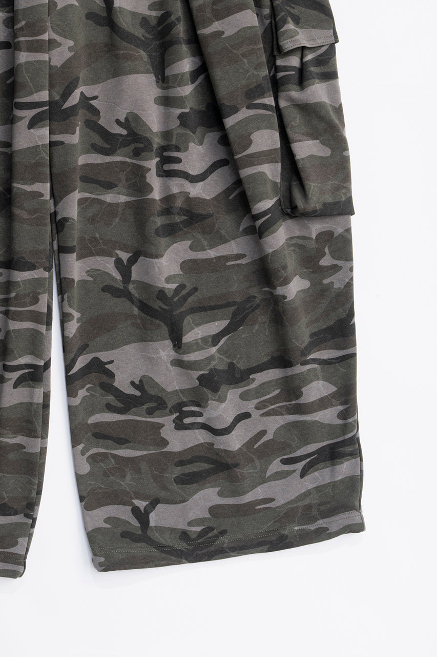 Camo Sweat Cargo Pants - SALE