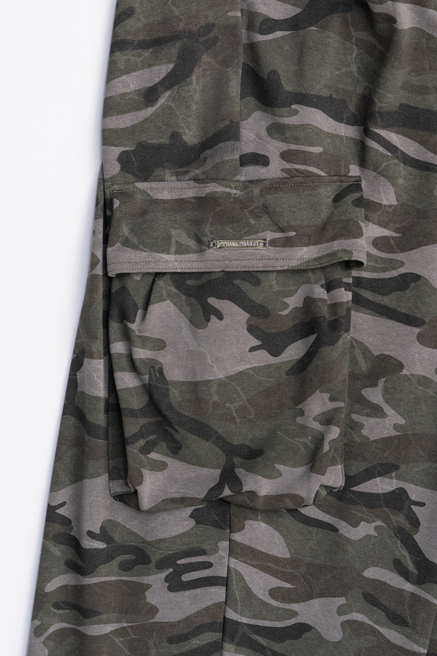 Camo Sweat Cargo Pants - SALE