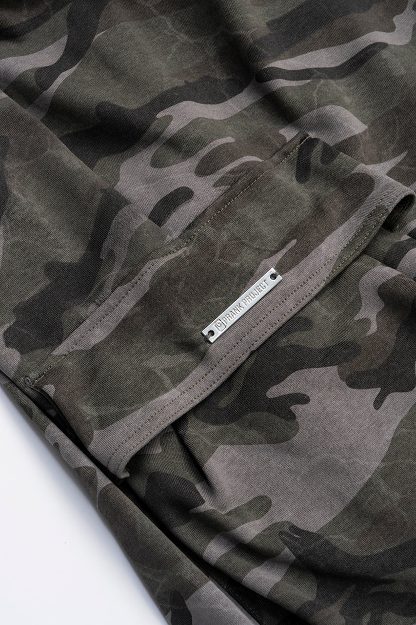 Camo Sweat Cargo Pants - SALE