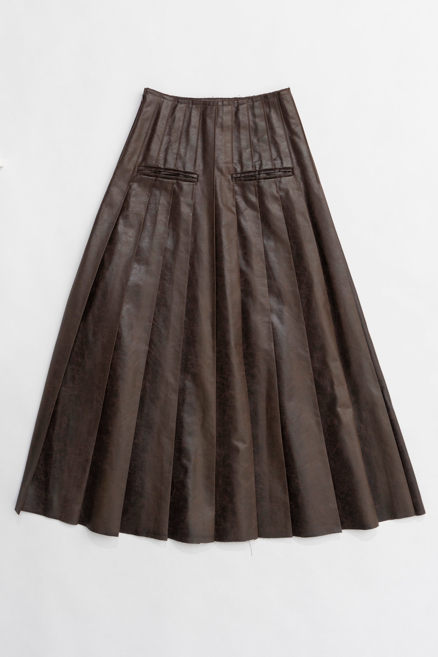 2WAY Pleated Maxi Skirt