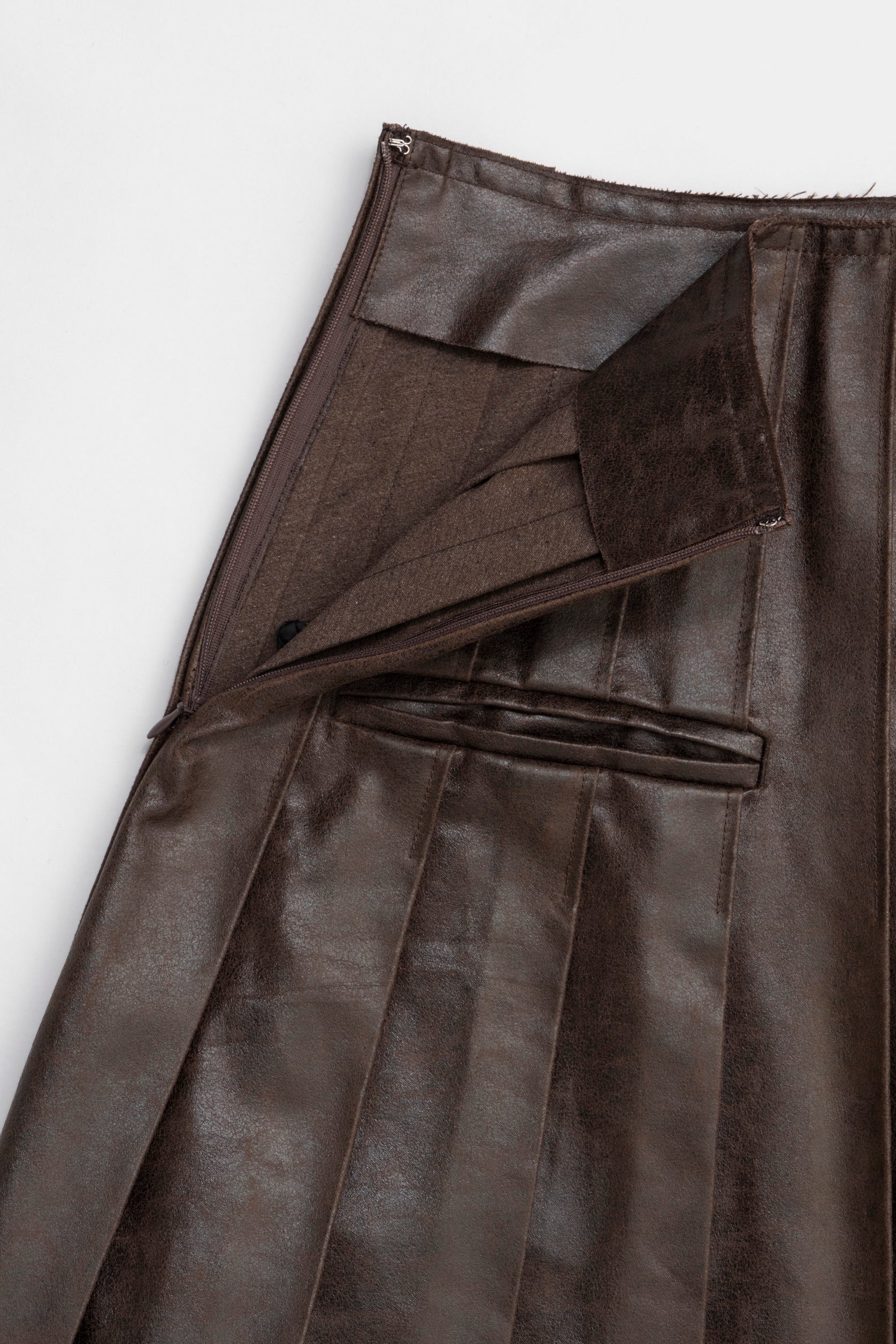 2WAY Pleated Maxi Skirt