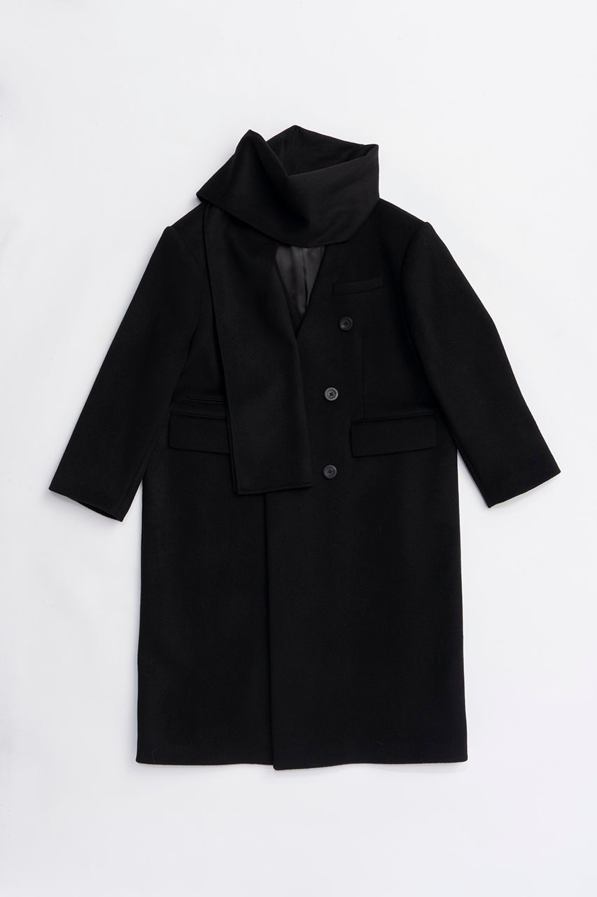 Coat with Muffler - 2025 WINTER
