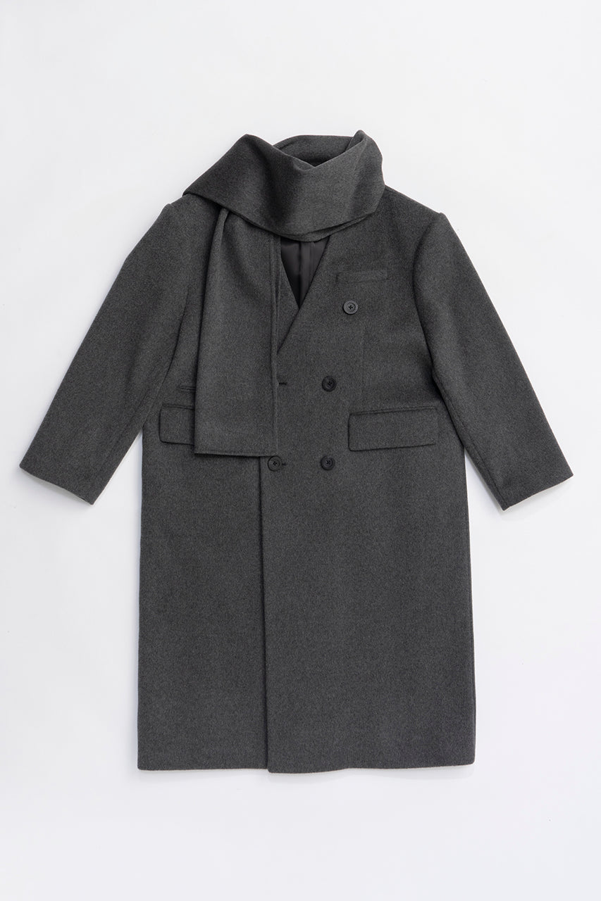 Coat with Muffler - 2025 WINTER