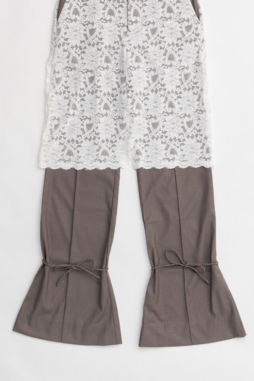 Tailored Trousers With Laced Skirt - SALE