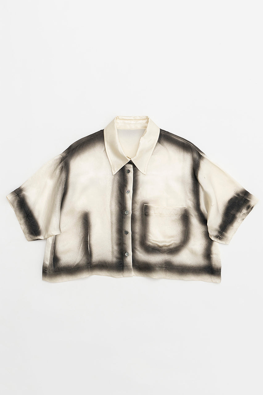 Painted Satin Short Shirt - SALE