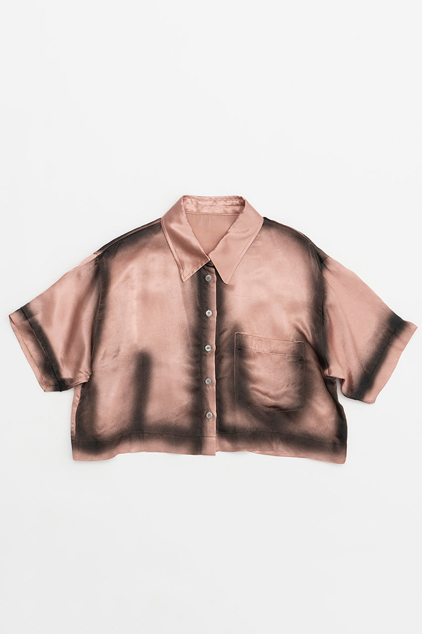 Painted Satin Short Shirt - SALE