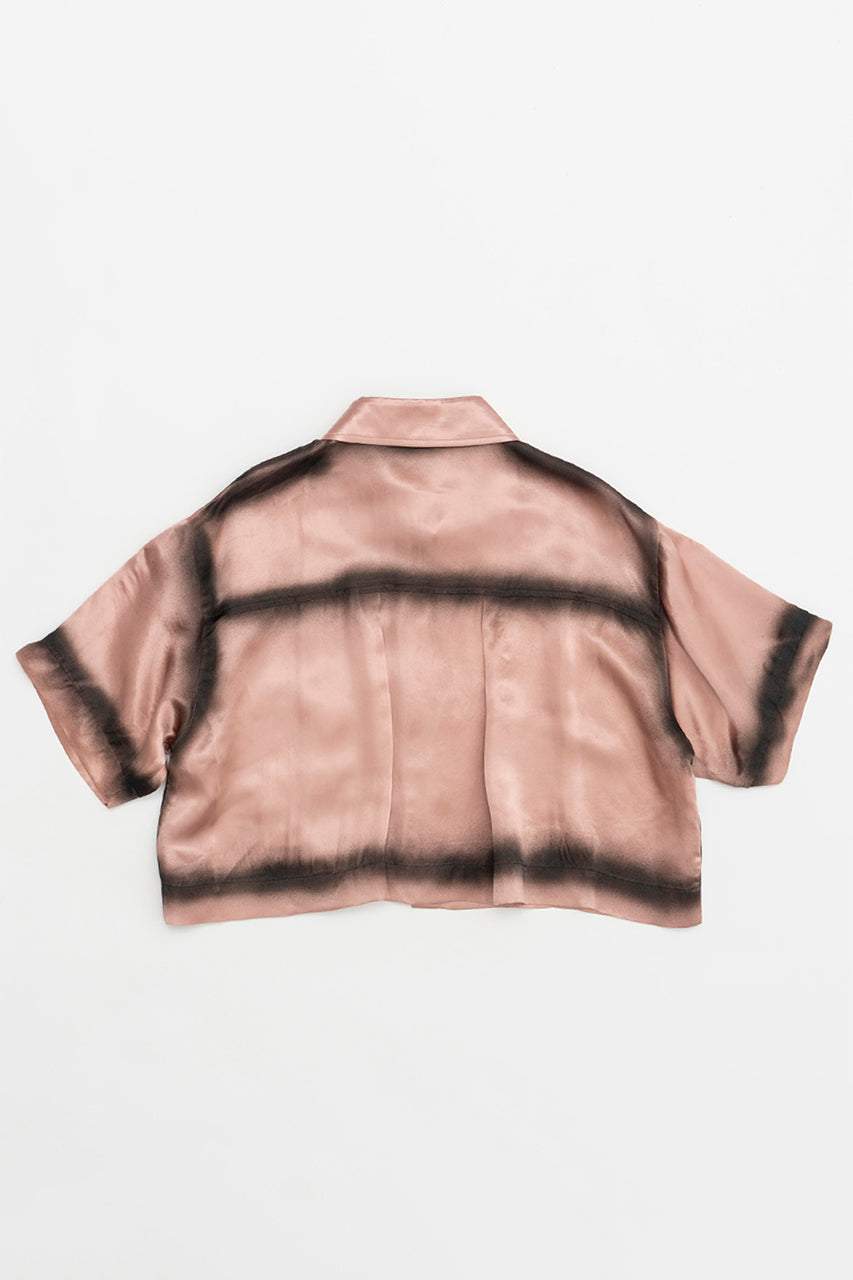 Painted Satin Short Shirt - SALE