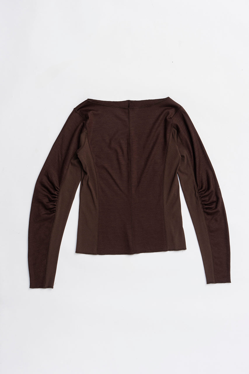 Wool Slouchy Sleeve Top - 2025 WINTER