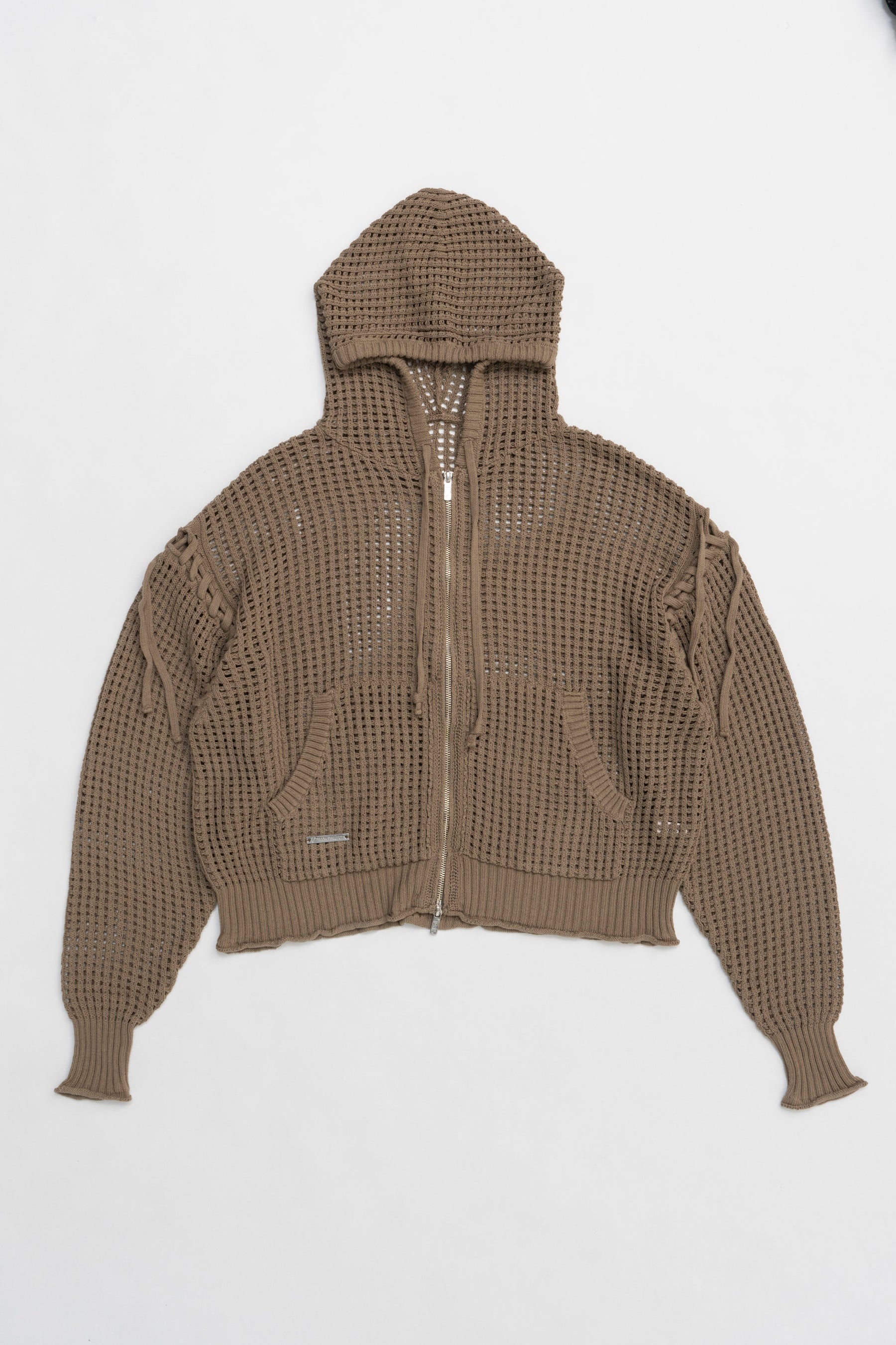 Mesh Knit Hoodie - SALE