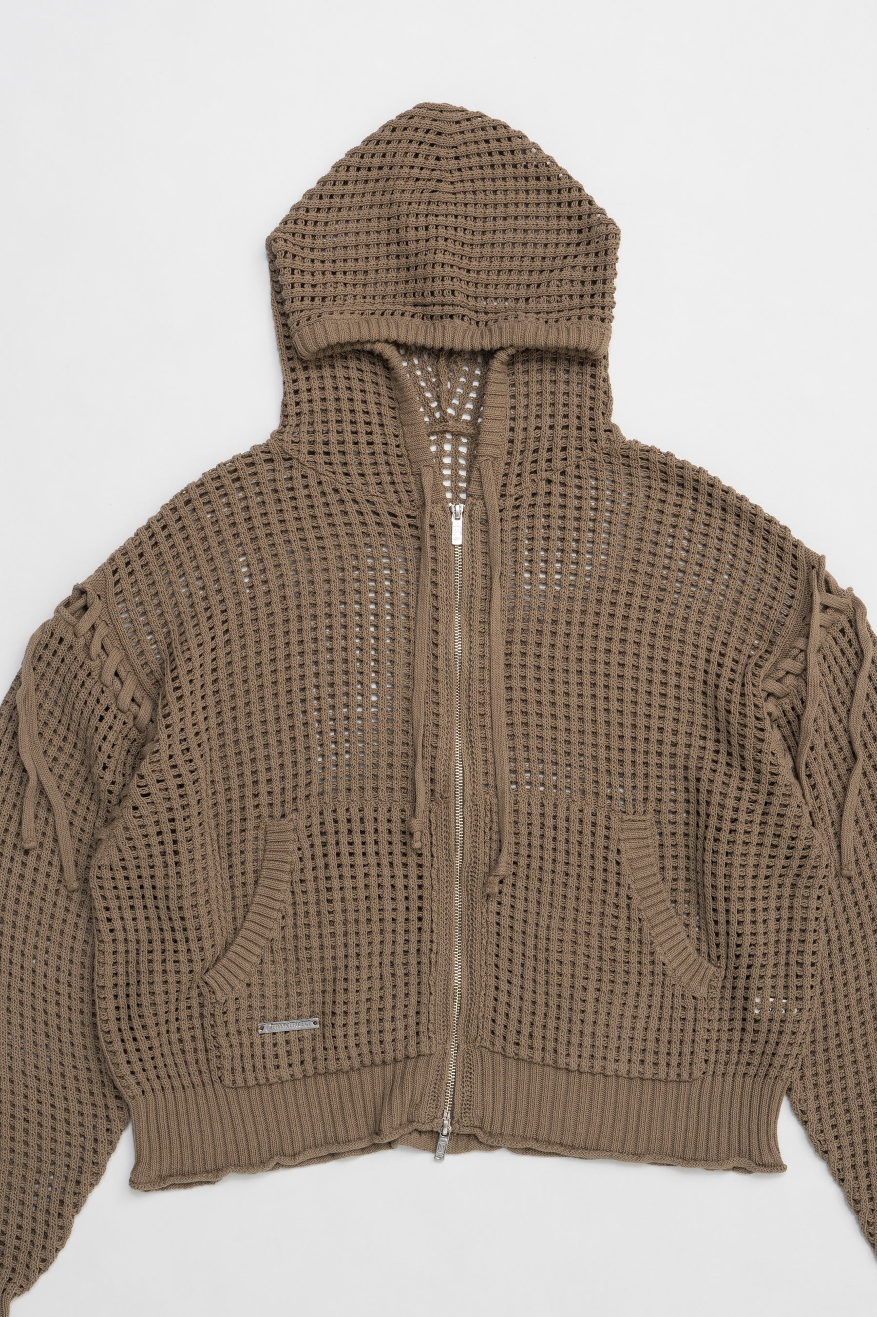 Mesh Knit Hoodie - SALE