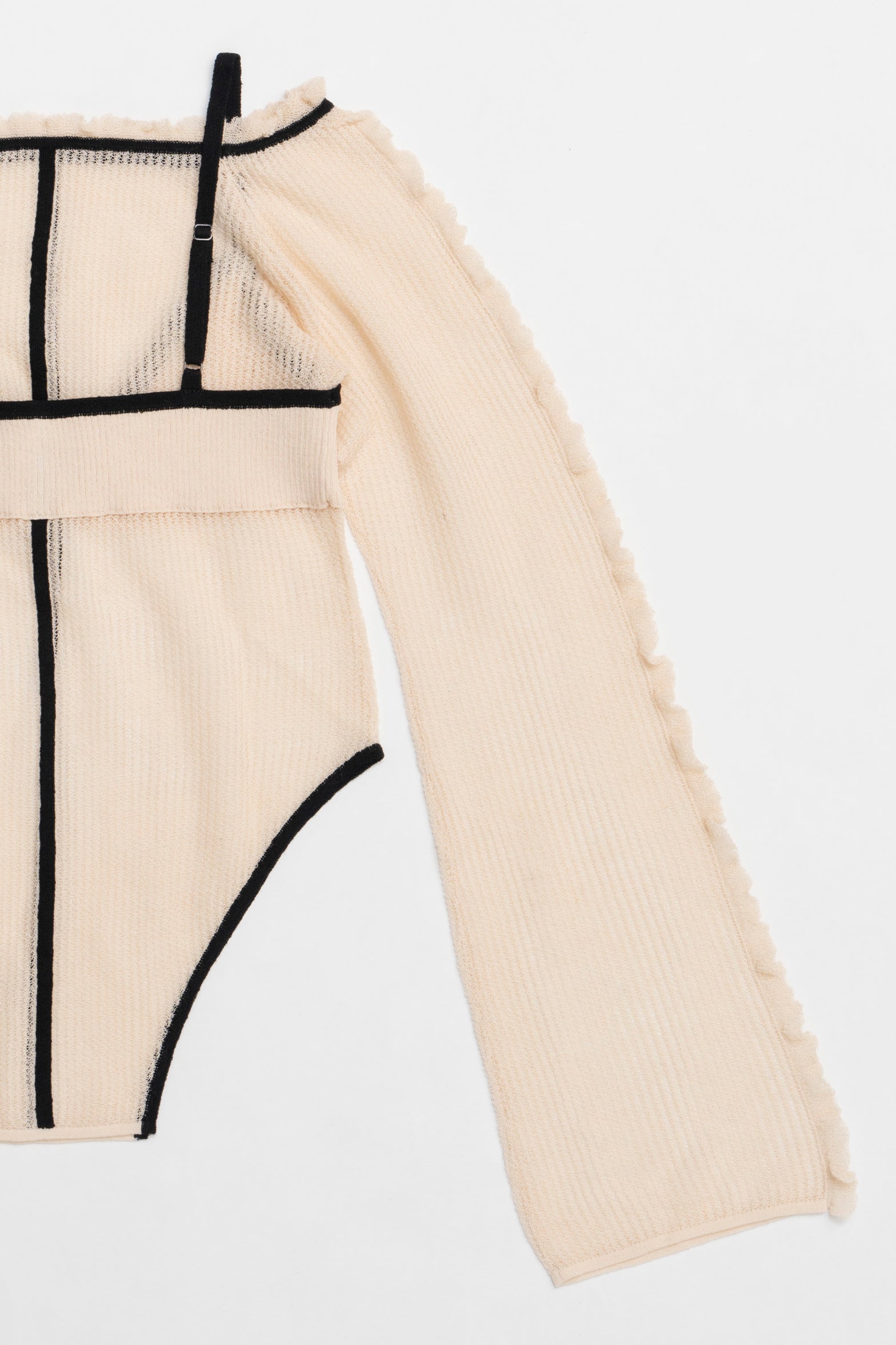 Layered Frill Knit Top