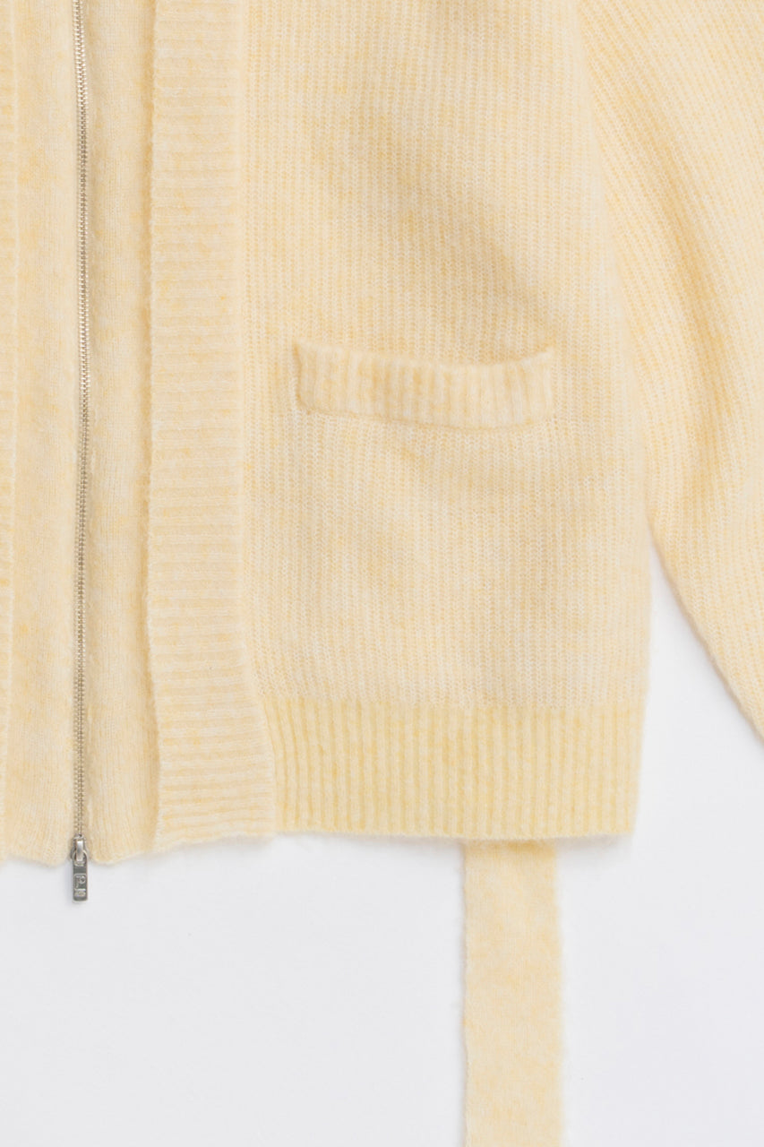 Hooded Zip Cardigan - 2025 WINTER