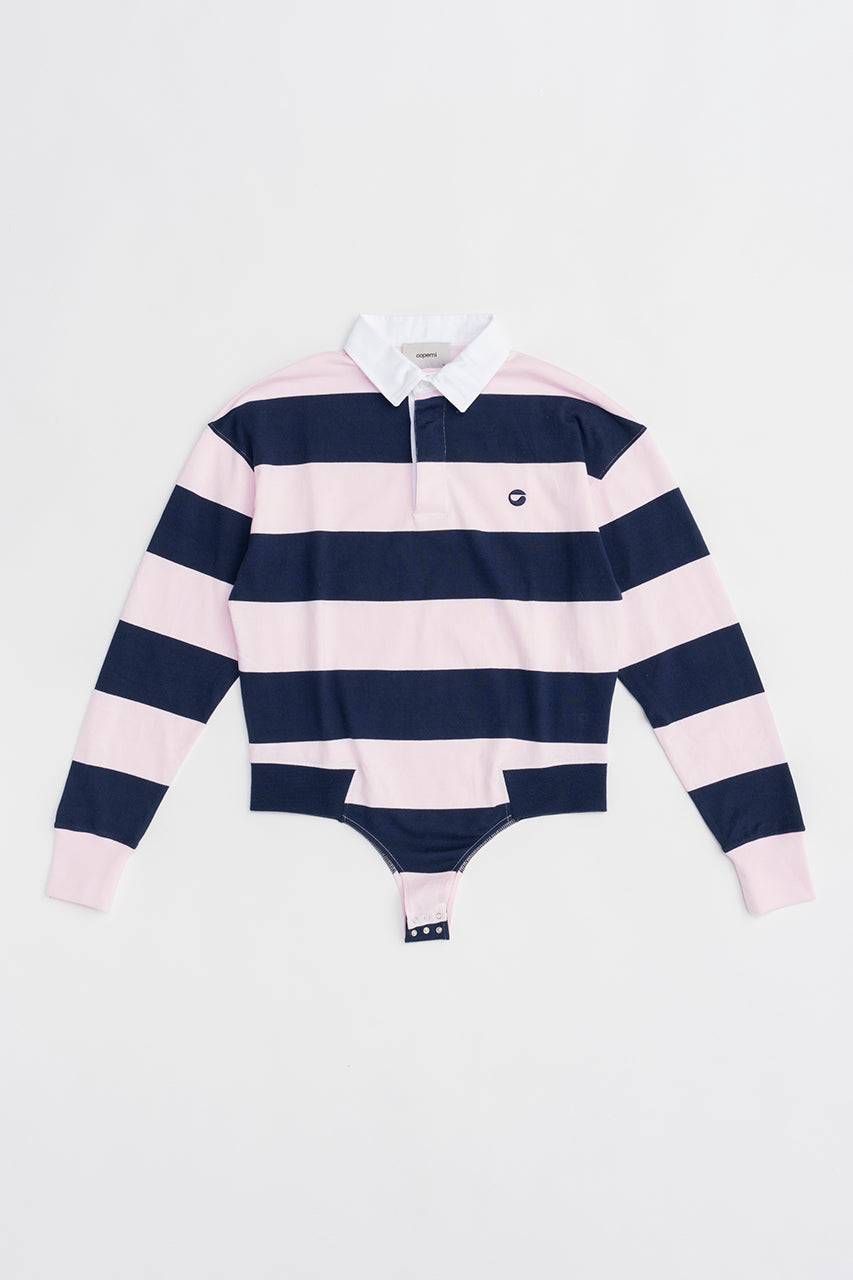 Striped Long Sleeve Polo Body - SALE