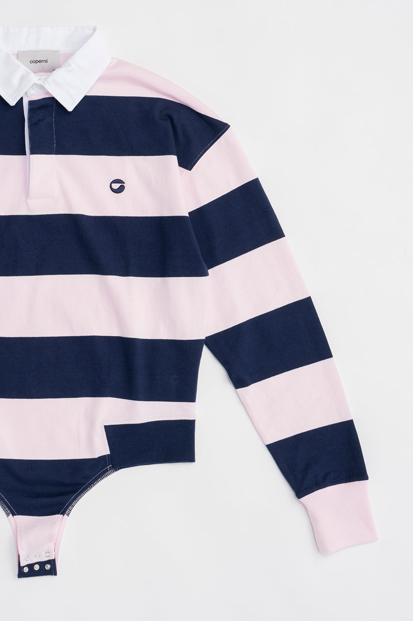 Striped Long Sleeve Polo Body - SALE