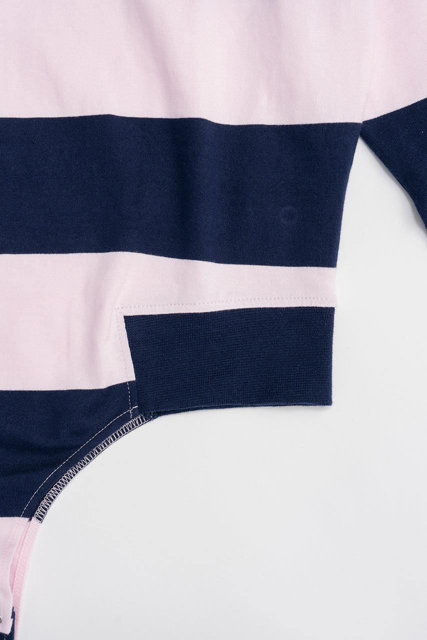 Striped Long Sleeve Polo Body - SALE