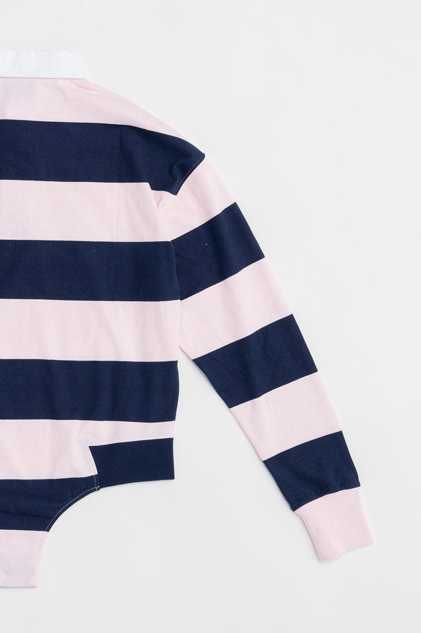 Striped Long Sleeve Polo Body - SALE