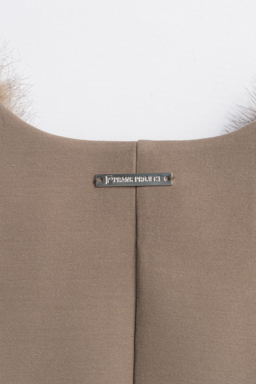 Fur Trimmed Vest