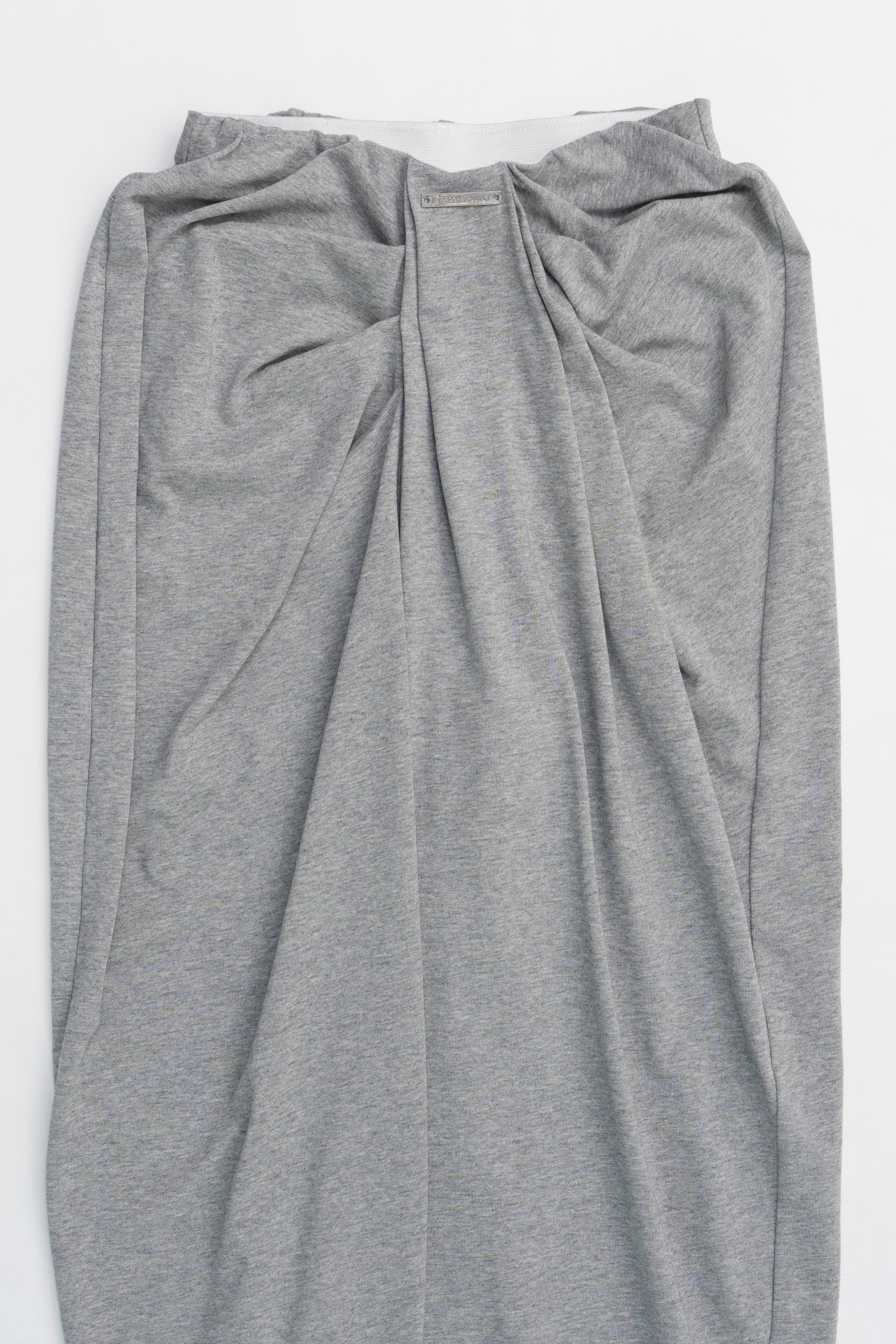 Drape Front Jersey Pants