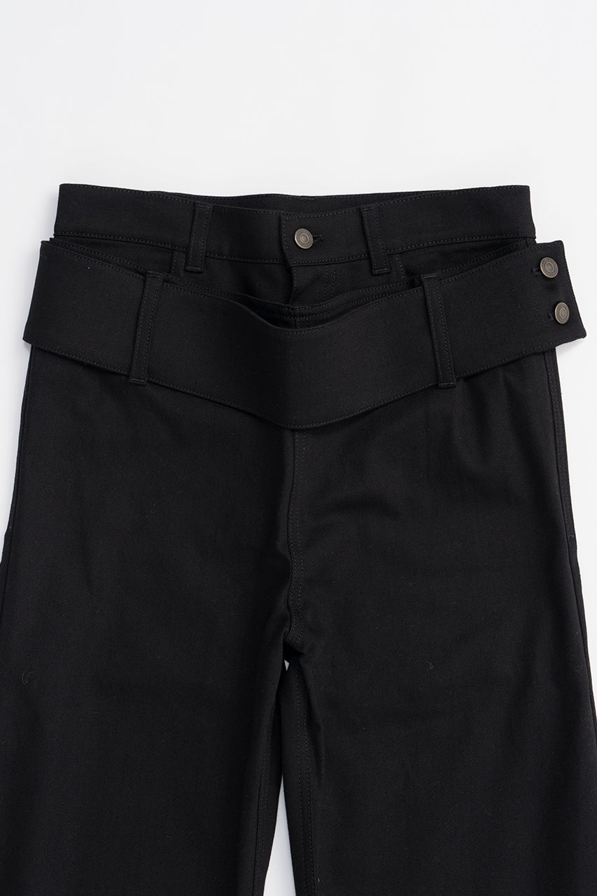 Double Belt Denim Pants - SALE