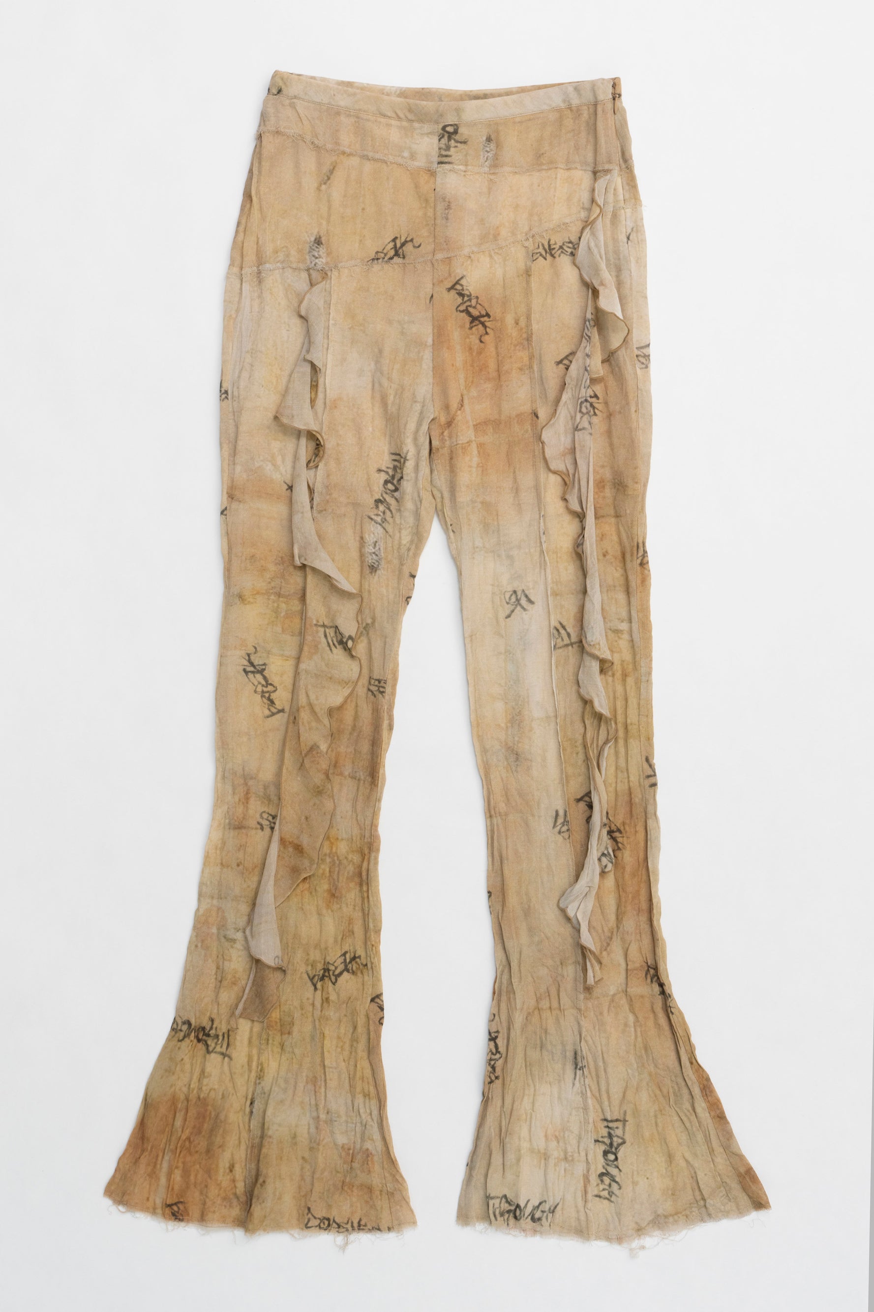 Antique Print Flare Pants - SALE