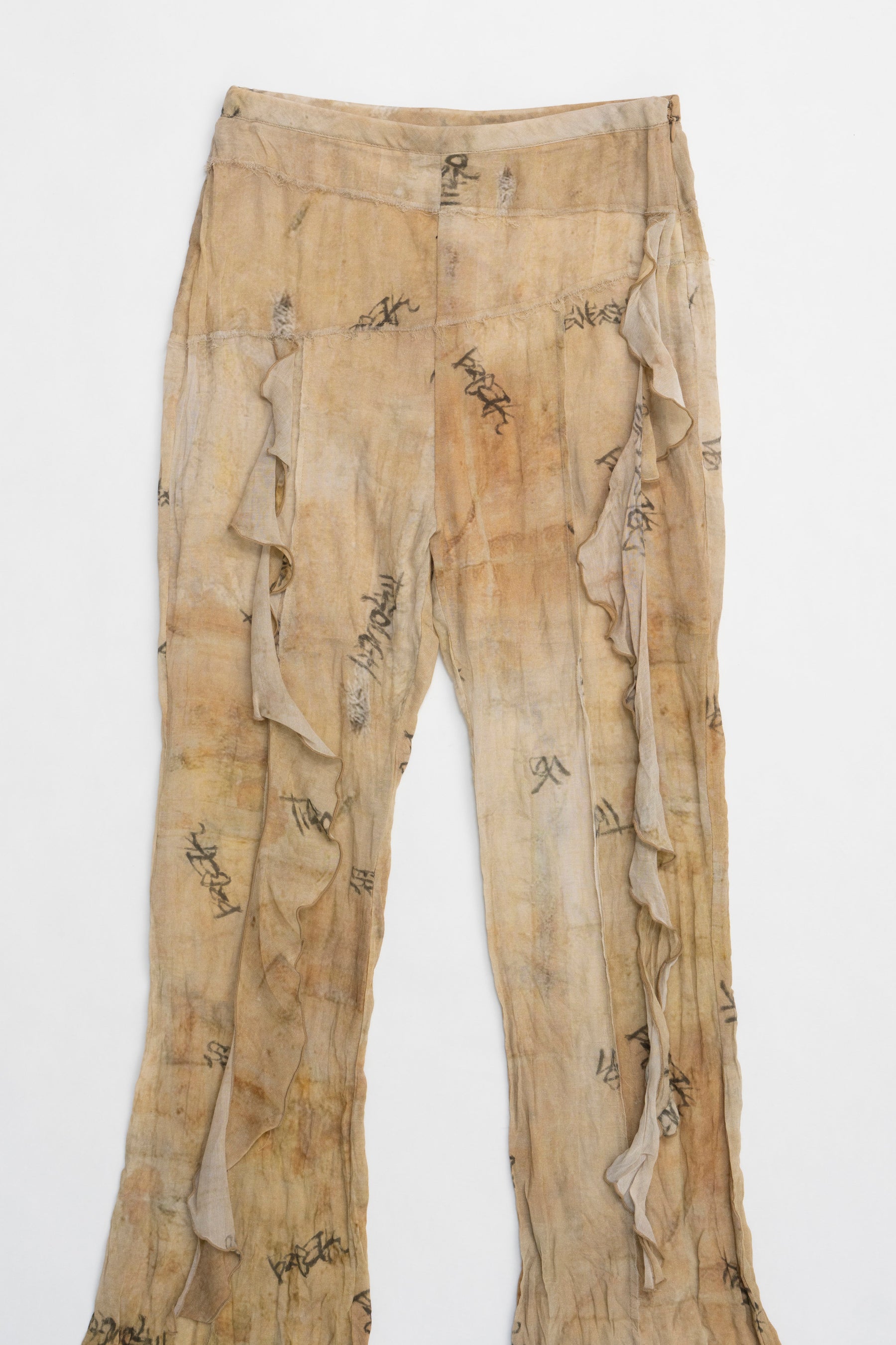 Antique Print Flare Pants - SALE