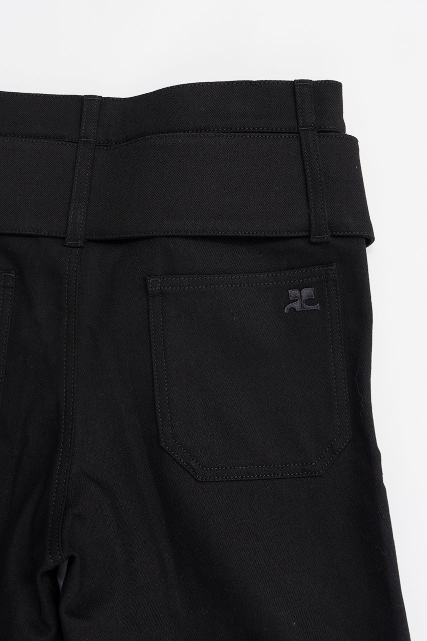 Double Belt Denim Pants - SALE