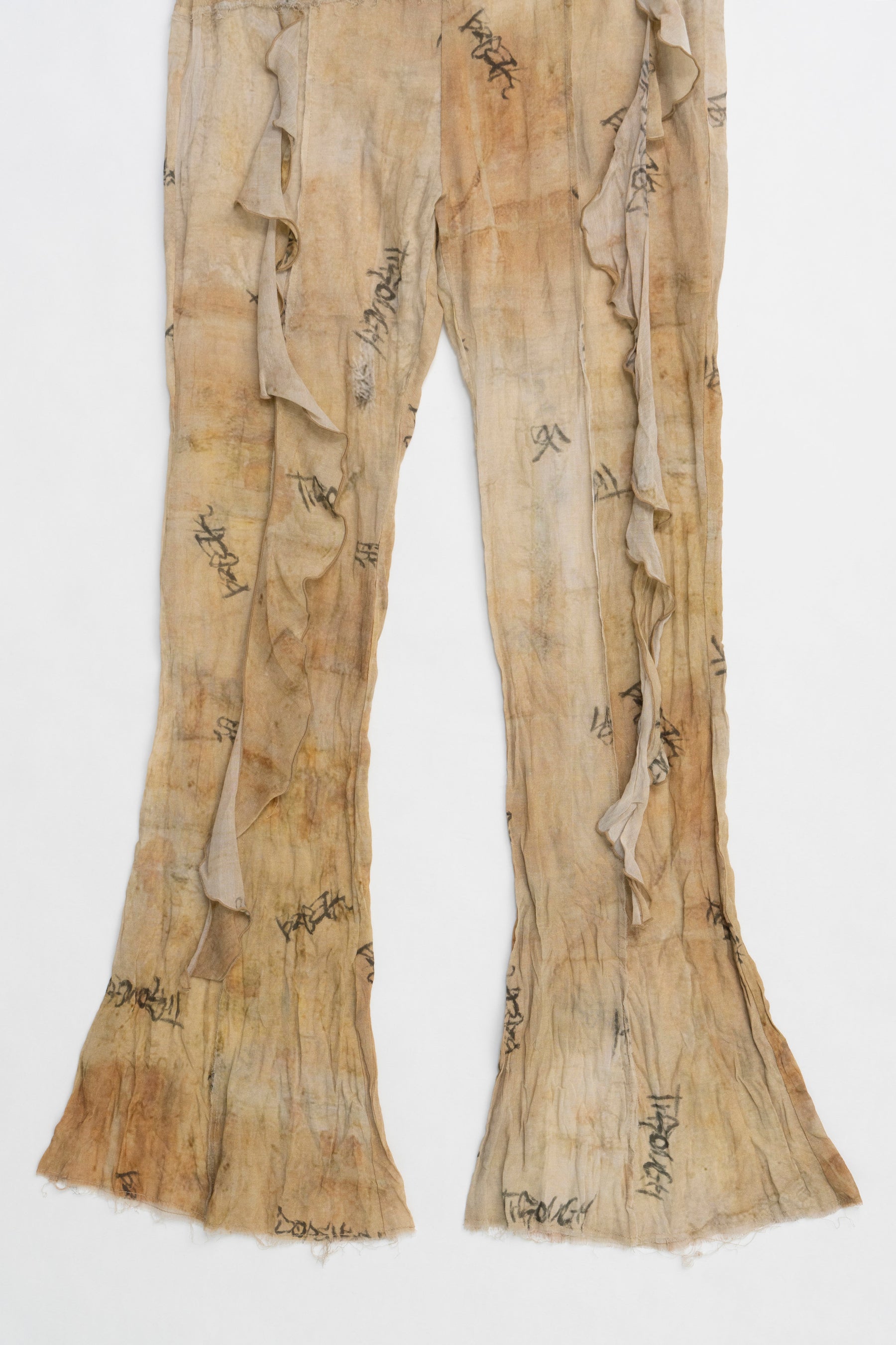 Antique Print Flare Pants - SALE