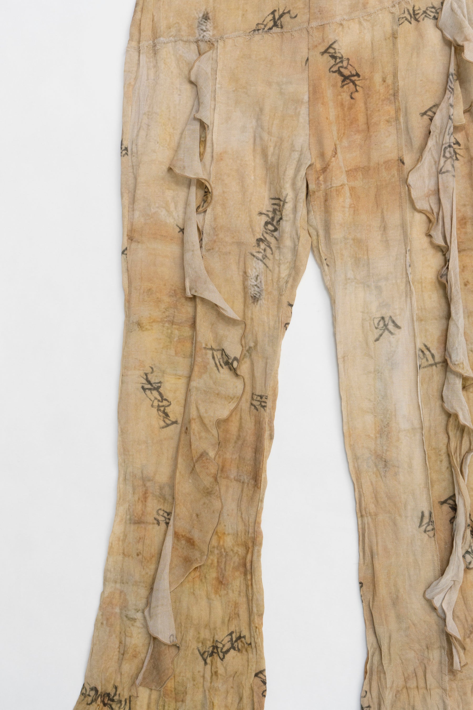 Antique Print Flare Pants - SALE