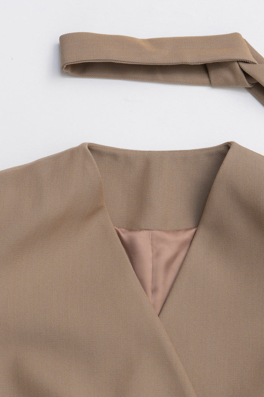 Grand Pianist Wool No-Collar Jacket - 2025 AUTUMN