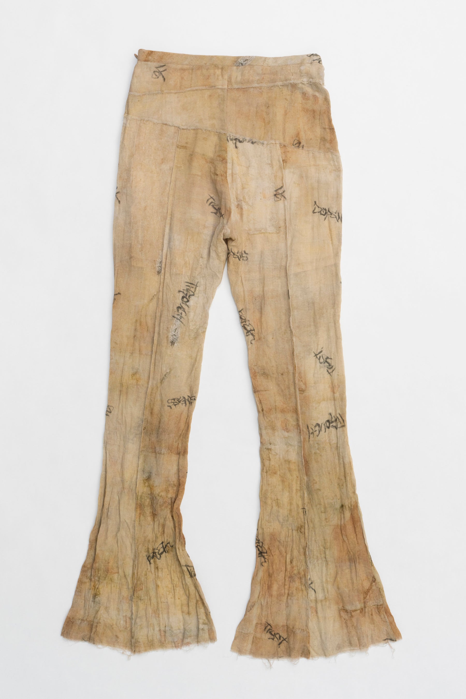 Antique Print Flare Pants - SALE