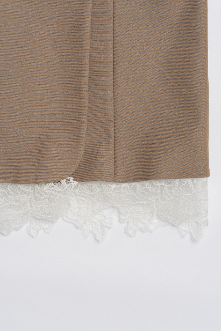 Grand Pianist Wool No-Collar Jacket - 2025 AUTUMN