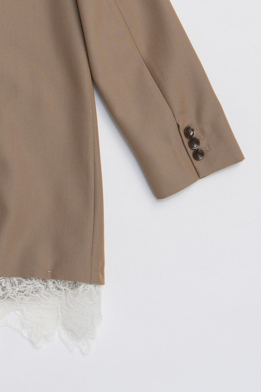 Grand Pianist Wool No-Collar Jacket - 2025 AUTUMN