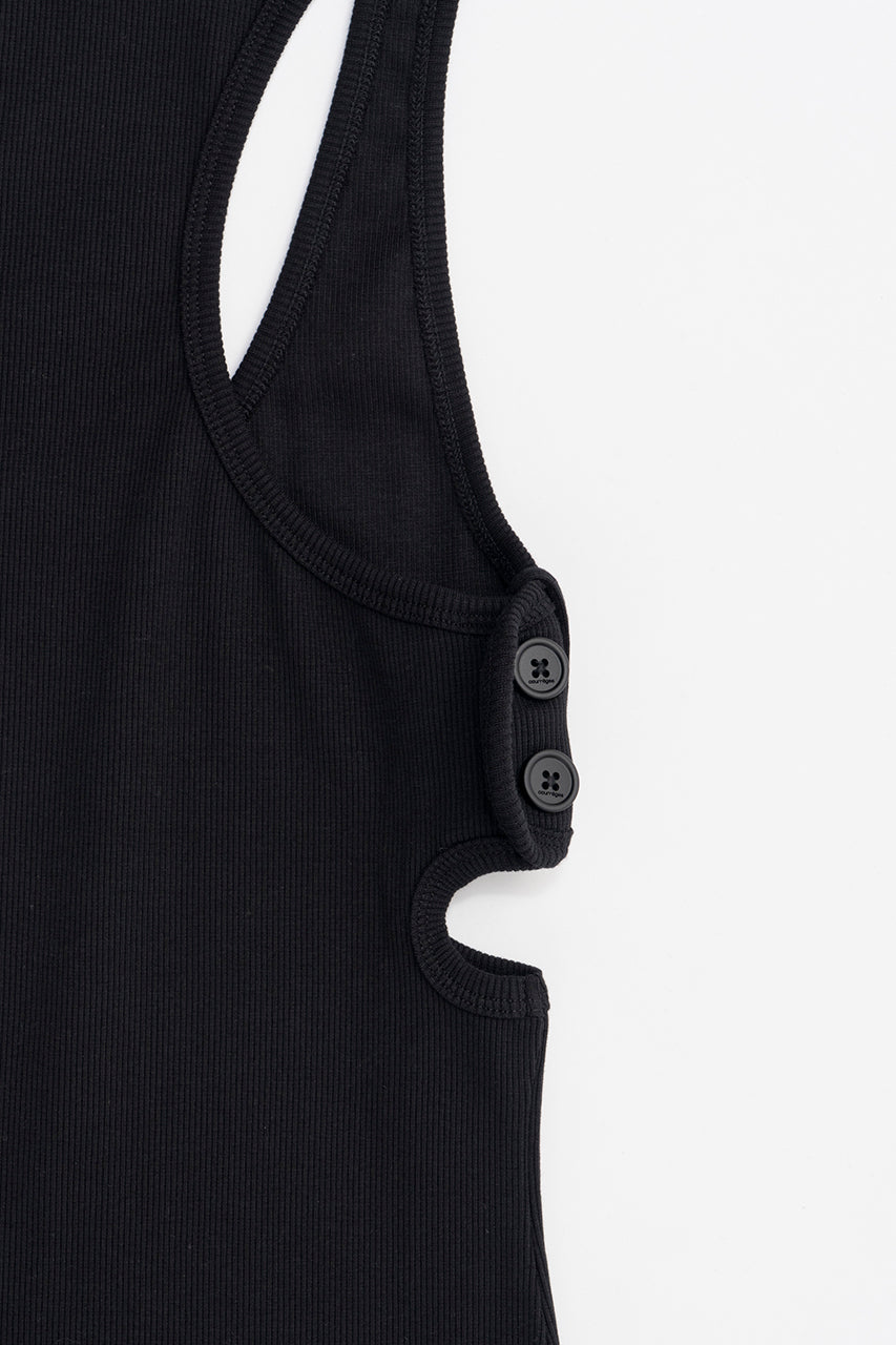 Double Buckle 90s Rib Tank Top - SALE