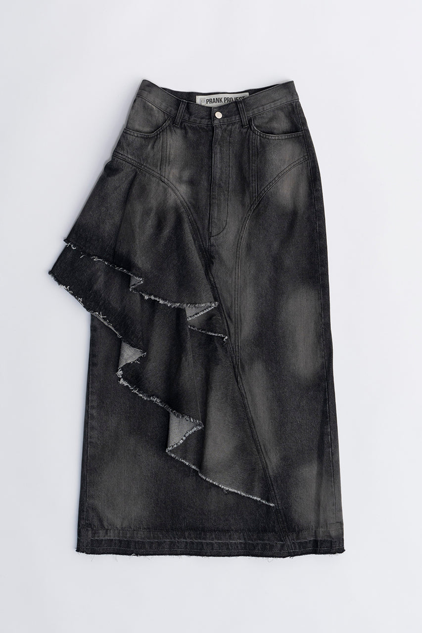 Asymmetry Big Ruffled Skirt - SALE