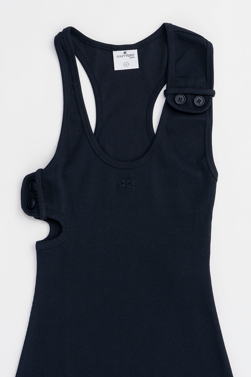 Double Buckle 90s Rib Dress - SALE