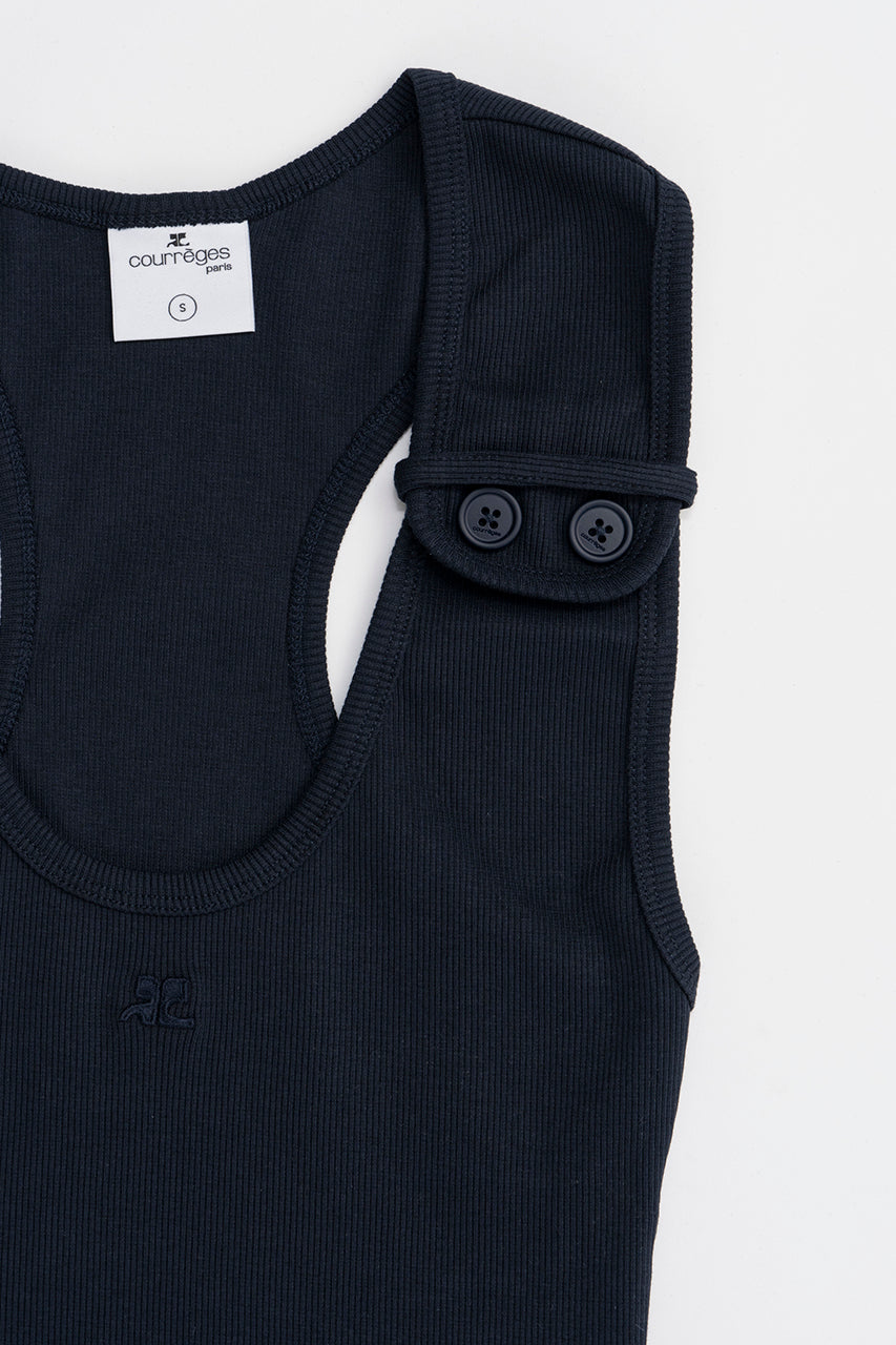 Double Buckle 90s Rib Dress - SALE